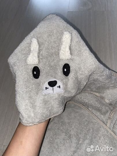 Детское полотенце с капюшоном 8080