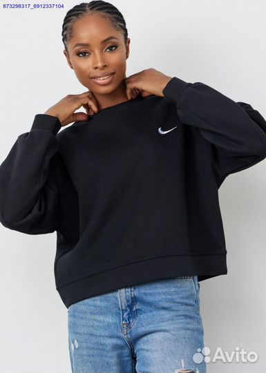 Свитшот укороченный Nike oversize