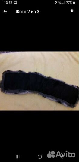 Меховой воротник песец