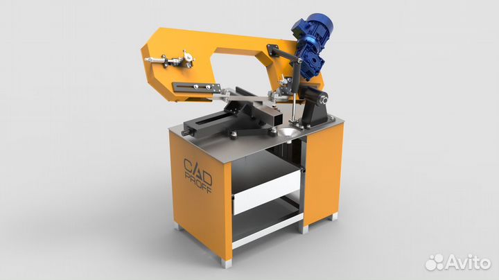 Ленточная пила по металлу. Чертежи