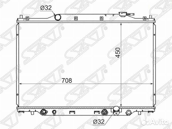 Радиатор Honda Stepwgn 01-05