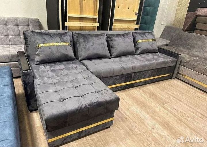 Угловой диван раскладной на заказ
