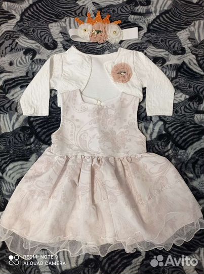 Платье для девочки 68 74