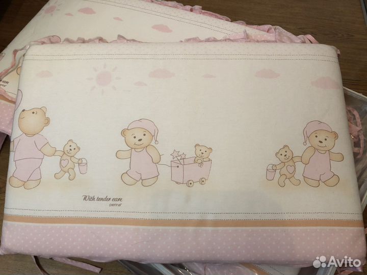 Бортики в детскую кроватку Perina