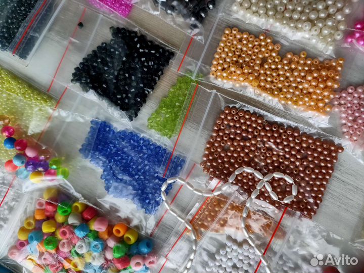 Бисер, бусины, пайетки