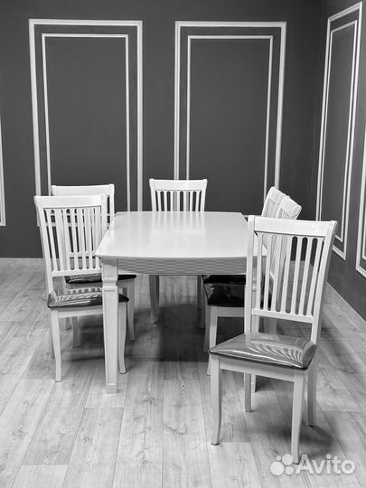 Стол со стульями \оплата при получении