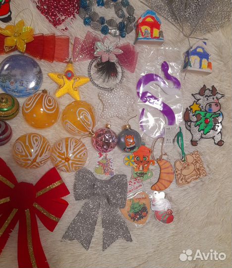Новогодние украшения пакетом
