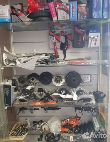 Велозапчасти в ассортименте