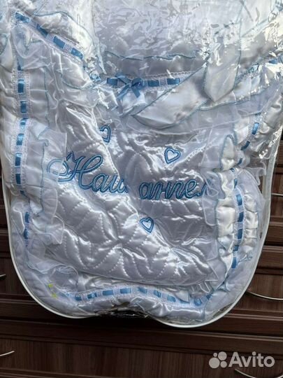 Конверт на выписку для мальчика летний