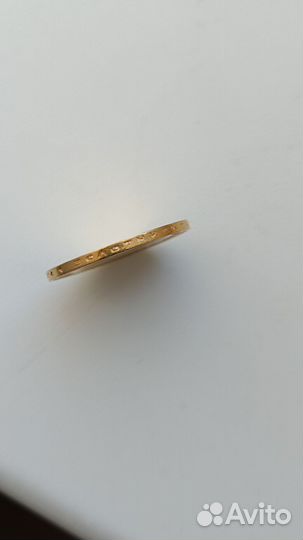 Золотая монета николая 2