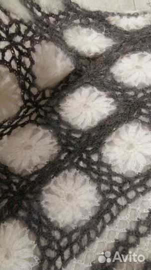 Пуховая шаль ручная работа мастеров