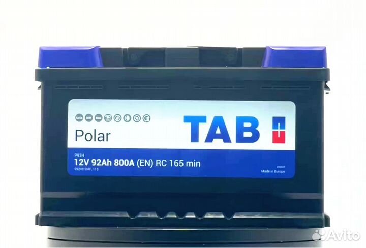 Аккумулятор TAB Polar 92 Ah (0) L4