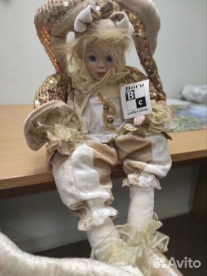 Кукла фарфоровая большая 