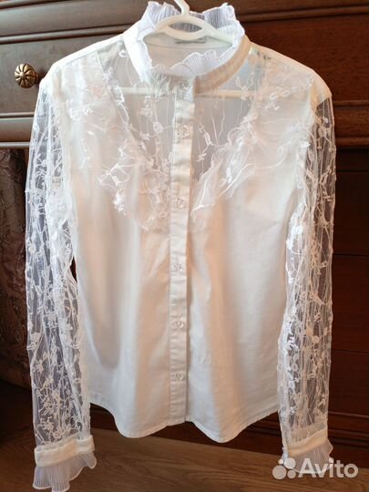 Блузка школьная на девочку р. 134-140