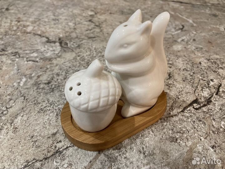 Набор для специй «белочка» на подставке