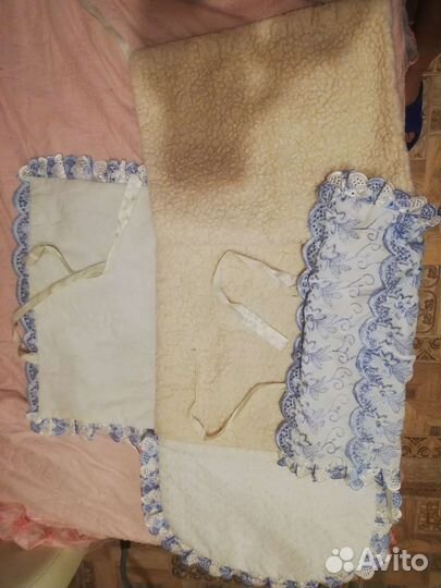 Конверт на выписку для мальчика зимний