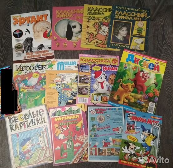 Комиксы и журналы из 90-х
