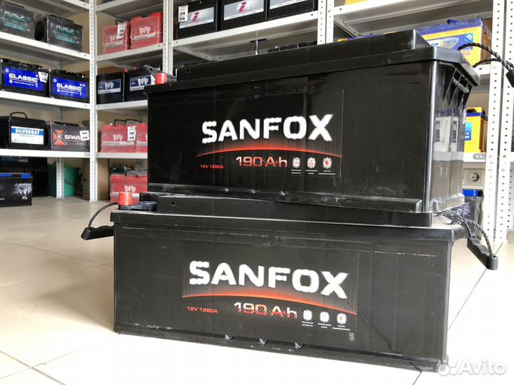 Аккумуляторы для грузовых авто 190Ah