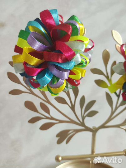 Резиночки для волос ручной работы