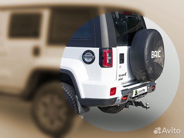 Фаркоп Baic BJ40 квадрат Leader