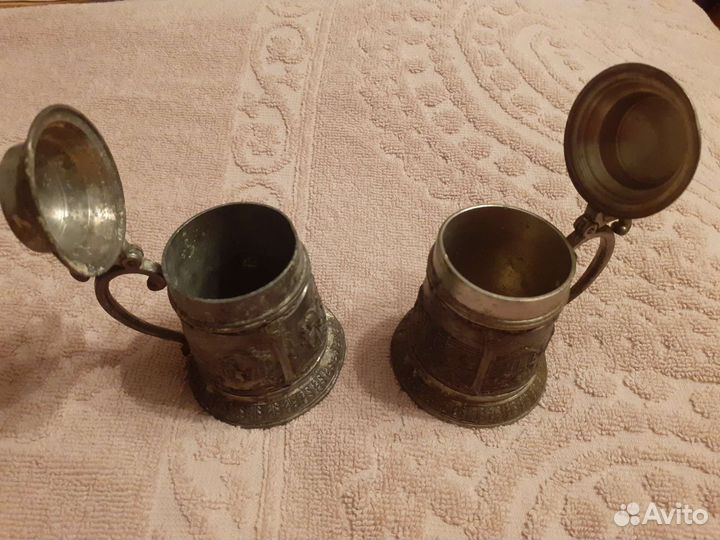 Маленькие цинковые кружечки Германия