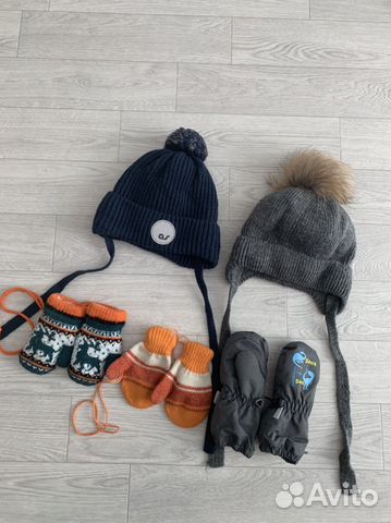 Шапки и варежки детские