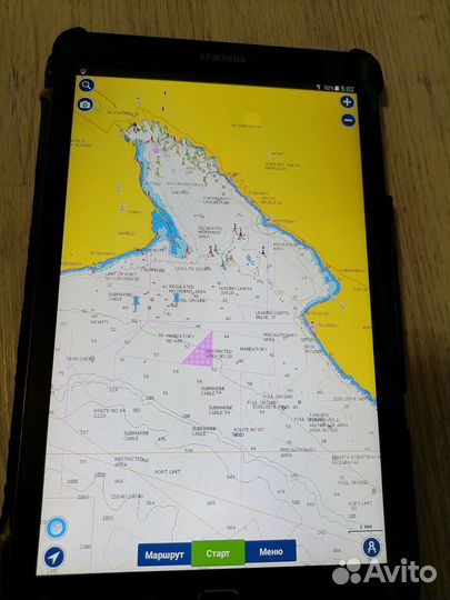 Карта морей и водоемов Navionics