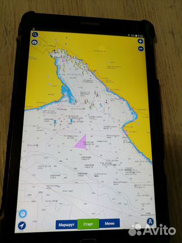 Карта морей и водоемов Navionics