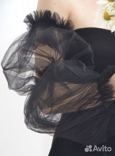 Рукава фонарики из фатина