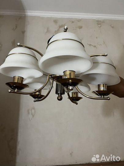 Люстра потолочная бу
