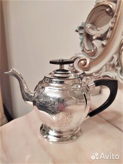 Старинный английский чайник серебрение Sheffield