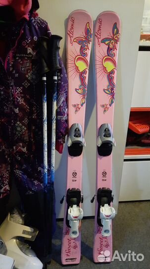 Горные лыжи комплект на 5-8 лет