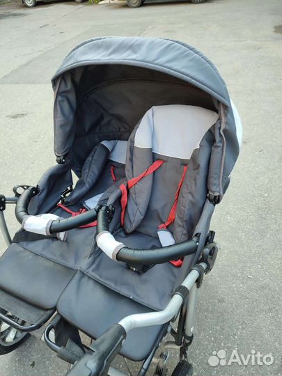 Коляска для двойни 3 в 1
