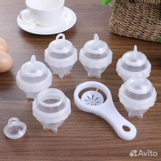 Формы для варки яиц без скорлупы 6 шт