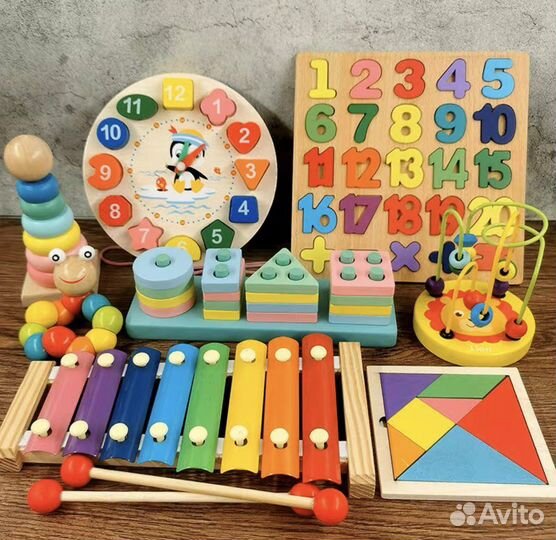 Развивающие игрушки для малышей сортер