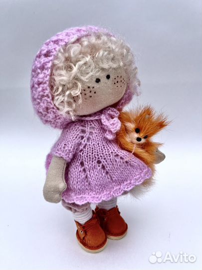 Интерьерная кукла ручной работы