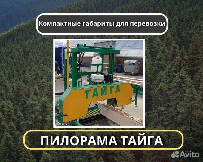 Тайга Т-2Б: пилорама для бизнеса дома и на производстве