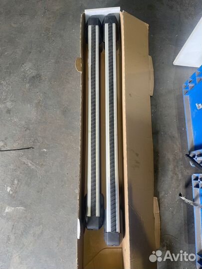 Поперечные рейлинги (серебристые) VW Tiguan