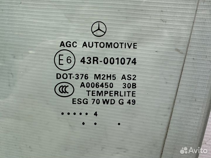 Стекло передней левой двери Mercedes ML GLE GL GLS
