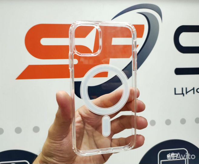 Чехол с магнитом MagSafe для iPhone 11