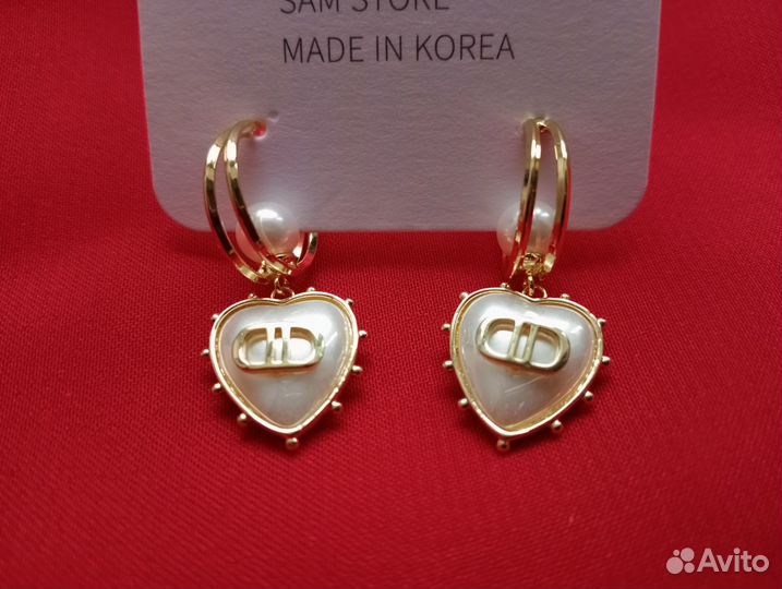 Серьги брендовые
