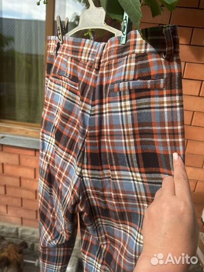 Брюки клетка