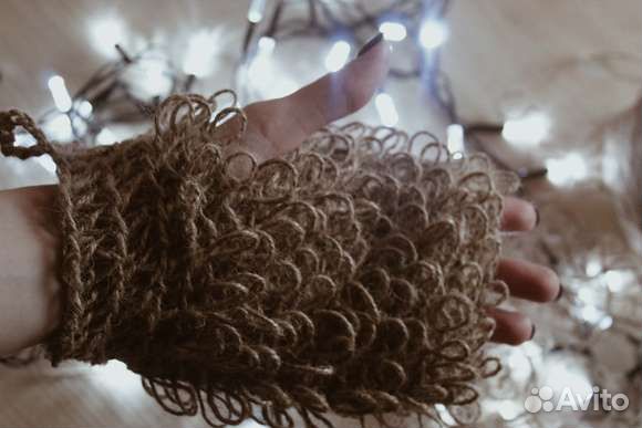 Эко-мочалка из джута