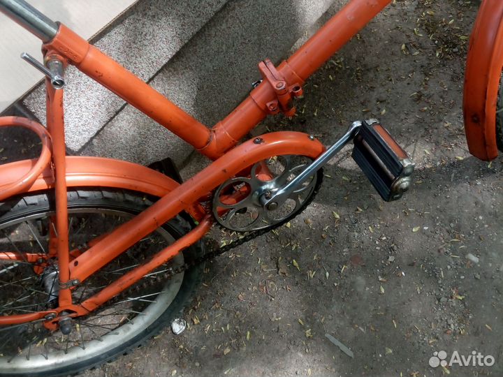 Складной советский велосипед