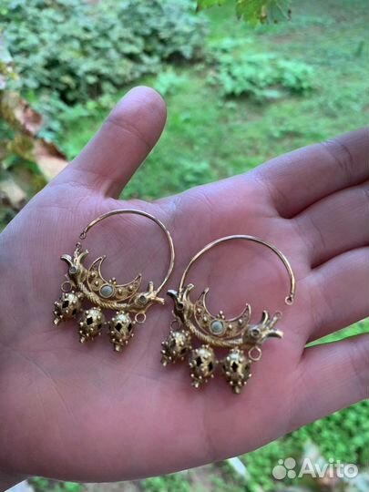 Старинные серьги