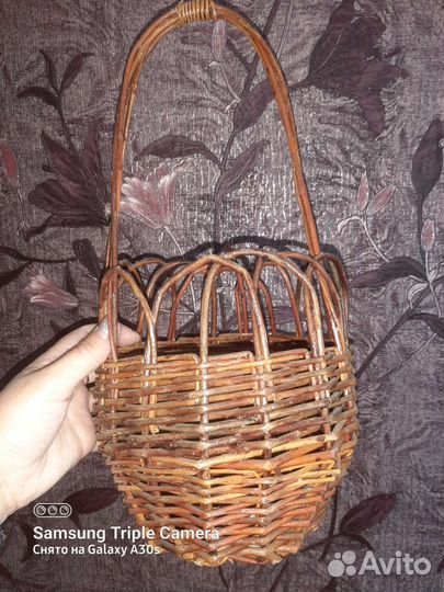 Корзина плетеная маленькая