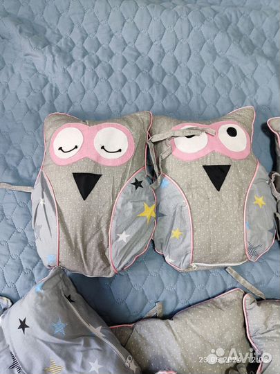 Бортики в кроватку