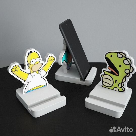 Подставка Держатель телефона из дерева