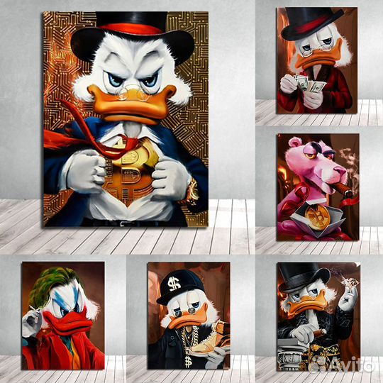 Картина на холсте Скрудж макдак