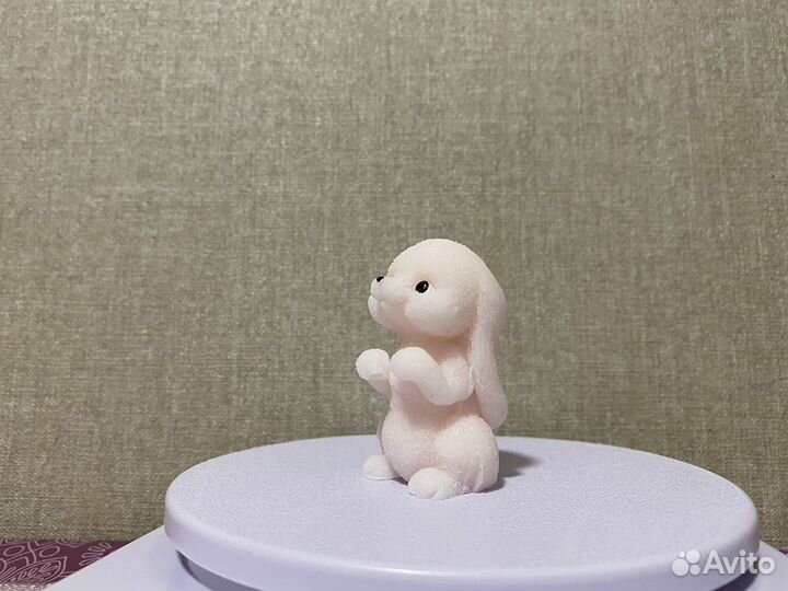 Молд форма силиконовая зайка для шоколада мыла